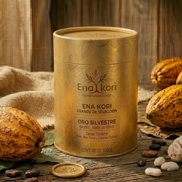 Oro Silvestre ENA KORI – Granos de Cacao Silvestre de Recolección Ancestral