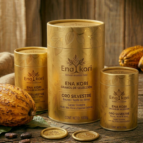 Oro Silvestre ENA KORI – Granos de Cacao Silvestre de Recolección Ancestral