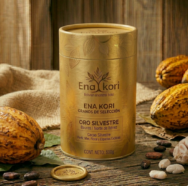 Oro Silvestre ENA KORI – Granos de Cacao Silvestre de Recolección Ancestral