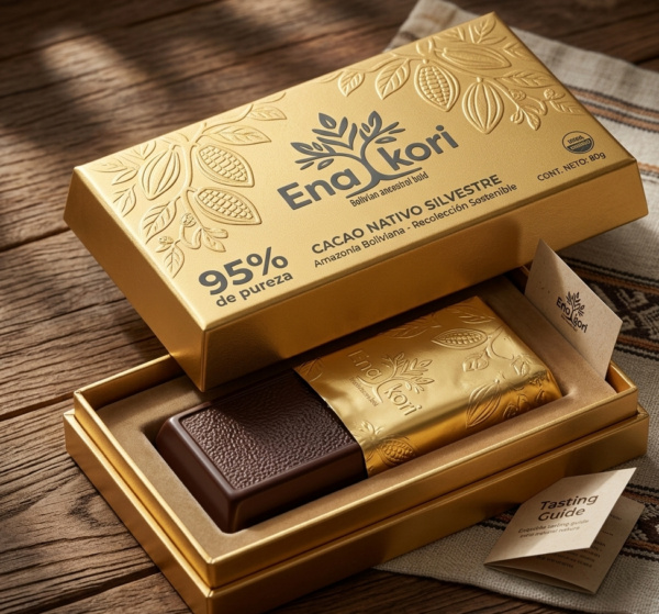 Ena Kori – 95% Pureza: El Oro Ancestral del Cacao Nativo Boliviano