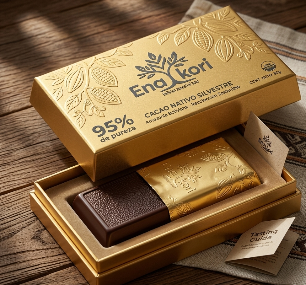 Ena Kori – 95% Pureza: El Oro Ancestral del Cacao Nativo Boliviano